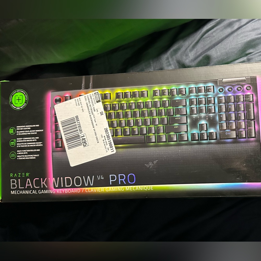 Razer Black Widow V4 Pro Gaming Keyboard